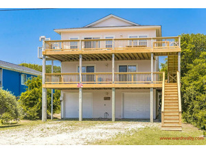 Streetside Exterior Almost Beachfront