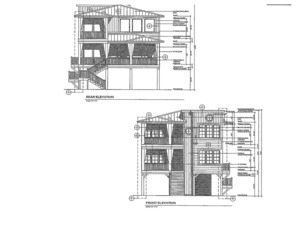Zen 1 Front and Rear Elevation
