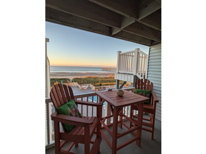 view of ocean from private deck